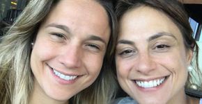 Fernanda Gentil briga com a namorada, mas reata no ‘drive thru’