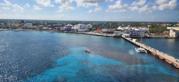 Vista do Porto de Cozumel
