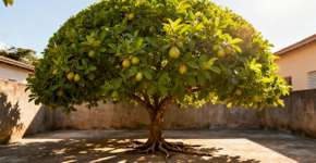 A árvore ideal para o seu pátio que não racha o piso, proporciona sombra e dá frutos