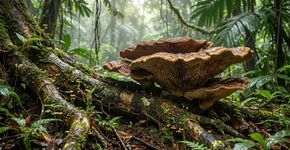 Cientistas descobrem na China um fungo gigante de 50 cm e 2,2 kg cuja linhagem pode ter surgido há 65 milhões de anos, logo após a extinção dos dinossauros