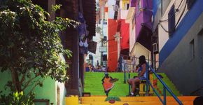 Mutirão de pintura #pintourio450 colore Santa Marta