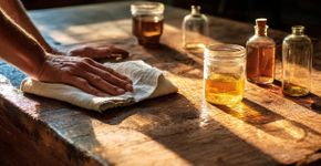 Dois ingredientes da cozinha que rejuvenescem madeiras opacas