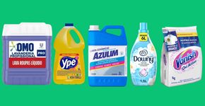 Foto: (OMO | Ypê | Azulim | Downy | Vanish - Divulgação)