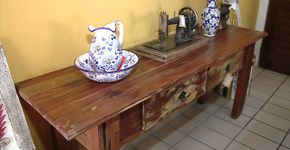 Móveis e peças reaproveitadas na decoração