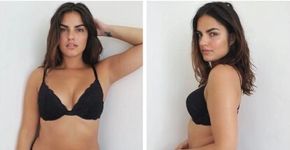 Modelo inspira mulheres a aceitarem os seus corpos como são