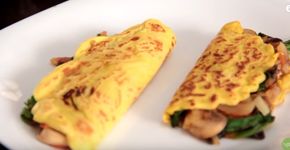 Faça um apetitoso omelete vegano (sem ovo)