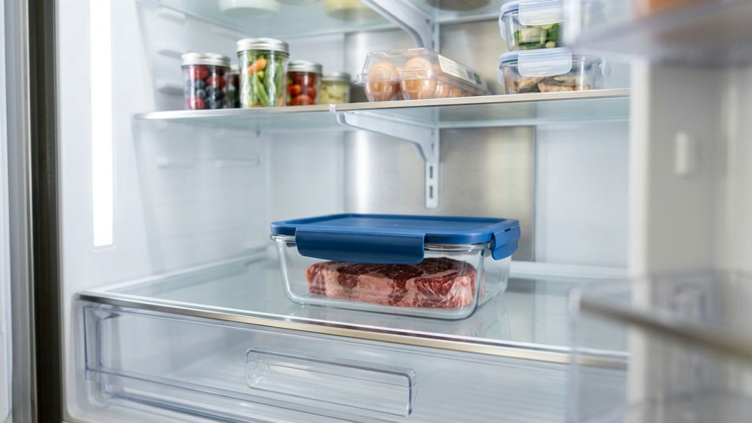 Evitar que fluidos de carne crua entrem em contato com verduras e frutas previne intoxicações alimentares graves.