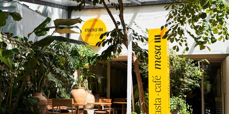 Featured main: Mesa III Pasta-Café chega ao Itaim com massas artesanais, café e quintal arborizado