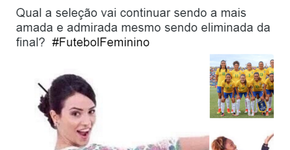 Internet se mobiliza e manda todo apoio às meninas do futebol
