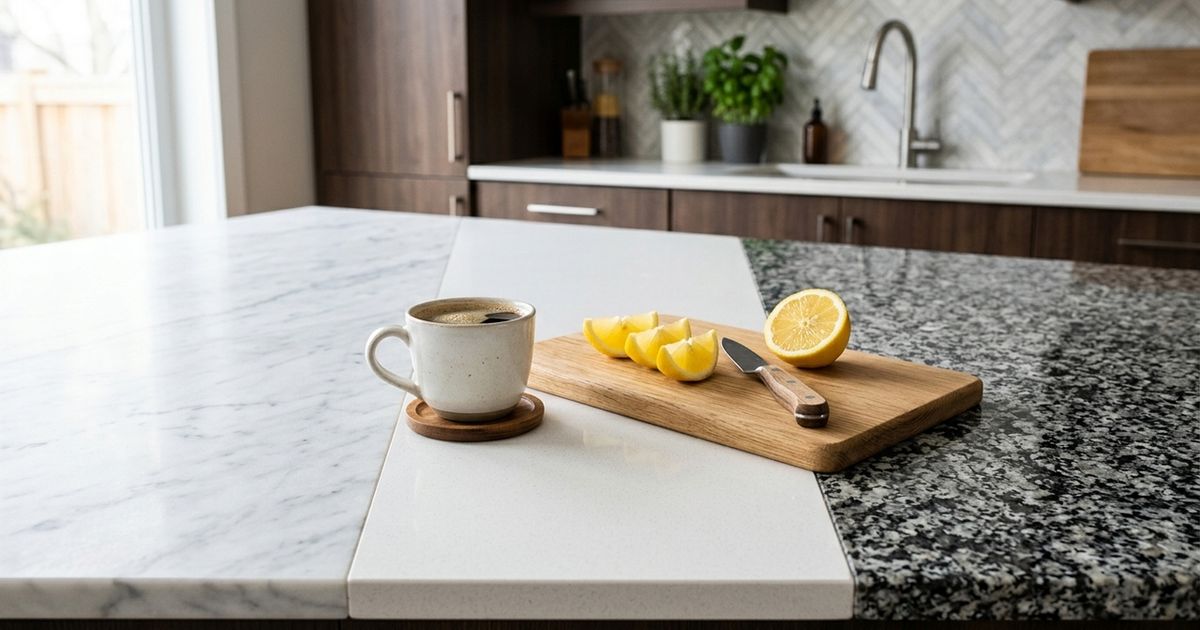 Não coloque mármore na cozinha, ele está sendo substituído por 2 soluções mais práticas