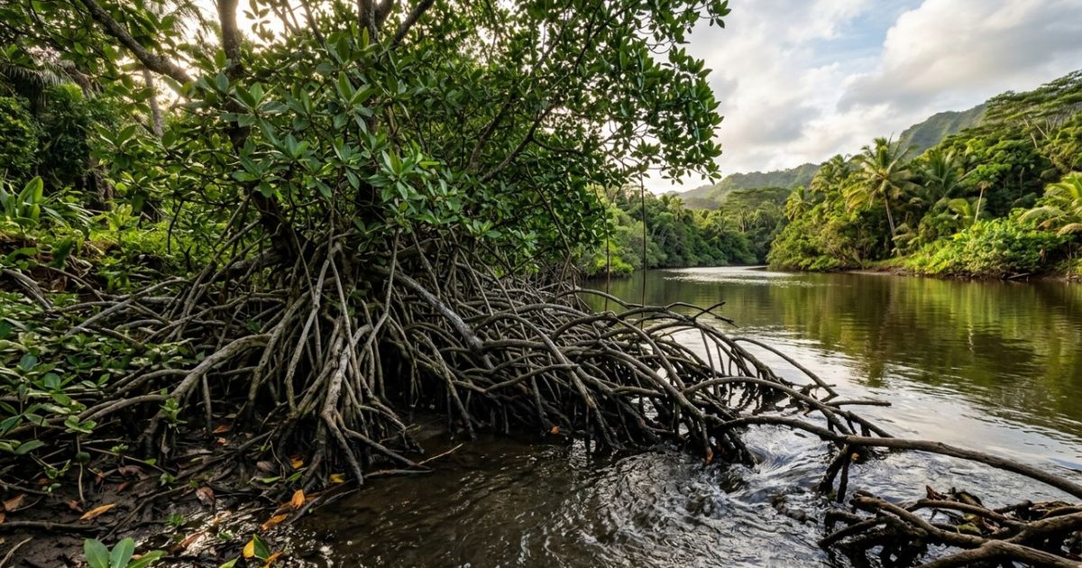 Em 1902, o Havaí plantou mangue-vermelho para conter a erosão; 124 anos depois, a espécie invasora entope cursos d’água e degrada o habitat de aves aquáticas ameaçadas