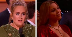 Adele ganha Grammy e emociona Beyoncé com discurso