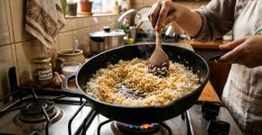 Não é azeite nem alho: o segredo para deixar o arroz mais soltinho e saboroso