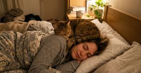 Por que o gato dorme na sua cabeça: é só para se aquecer? É um sinal de uma necessidade profunda