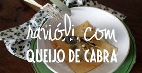 Aprenda a fazer ravióli com queijo de cabra e espinafre