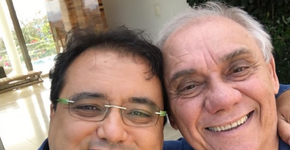 Geraldo Luís publica foto lembrando o amigo Marcelo Rezende