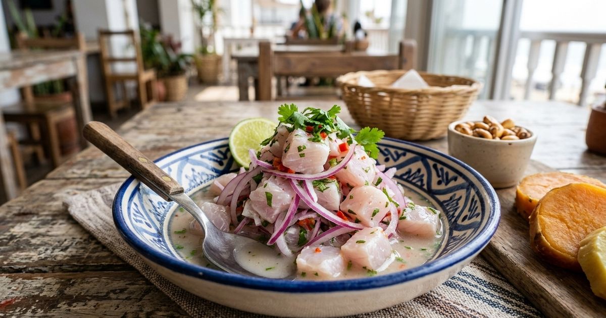 Os peruanos concordam: “Para deixar o ceviche mais saboroso e com um sabor equilibrado, o segredo é deixar o peixe marinar no limão pelo tempo exato.”