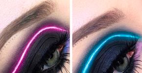 Maquiagem com efeito neon é tendência no Instagram