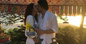 Bruno Gissoni e Yanna Lavigne se casam de surpresa
