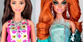 Artista repinta bonecas como as drag queens de RuPaul’s Drag Race