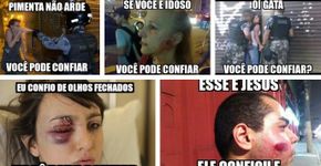 Página usa ironia para satirizar abusos policiais