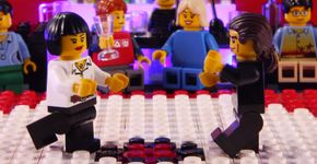 Cenas clássicas de filmes reproduzidas com Lego