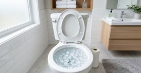 Jogar gelo dentro do vaso sanitário: para que serve e como fazer