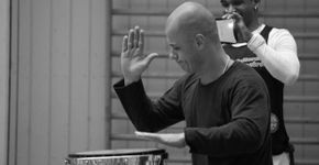 Curso de percussão na Vila Madalena