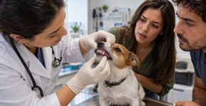 Família compra um cachorro de raça anunciado como filhote, leva ao veterinário semanas depois e descobre que idade e características informadas pelo vendedor não parecem corresponder ao animal