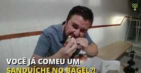 Você já comeu um sanduíche no bagel?!
