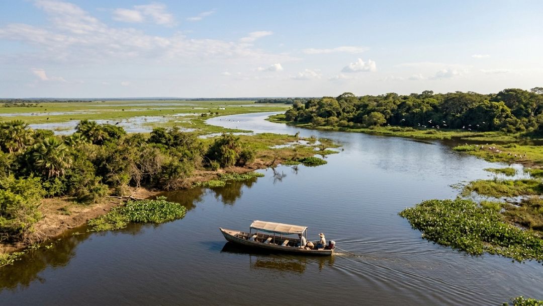 A ampliação territorial fortalece a proteção dos ecossistemas inundáveis e da fauna nativa.