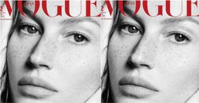 Gisele Bündchen posa sem make para a Vogue do Japão