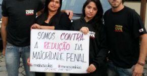 Policiais criam campanha contra redução da maioridade penal