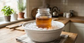 Depois de ferver o chá de cevada, este passo simples antes de colocá-lo na geladeira ajuda a conservar a bebida com mais segurança