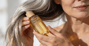 Esse óleo natural acaba com os fios brancos e deixa seu cabelo com uma cor impecável em dias