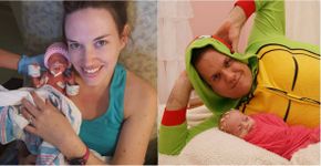 Fotos delicadas de um bebê prematuro ficando mais saudável