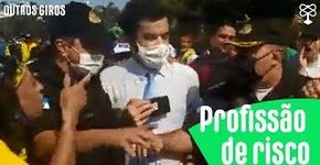 Repórter da CNN é hostilizado provando que o bolsonarismo tornou jornalistas em inimigos