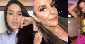 Foto: (Reprodução/Instagram @juliette, @ivetesangalo e @anitta)