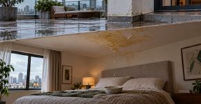 Cobertura deixa a impermeabilização sem manutenção, apartamento de baixo começa a ter infiltração e a discussão muda quando todos descobrem quem é responsável pela conservação daquela área