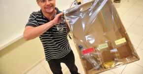 Estudante cria sistema que reconhece material de resíduo descartado e o encaminha ao lixo correto