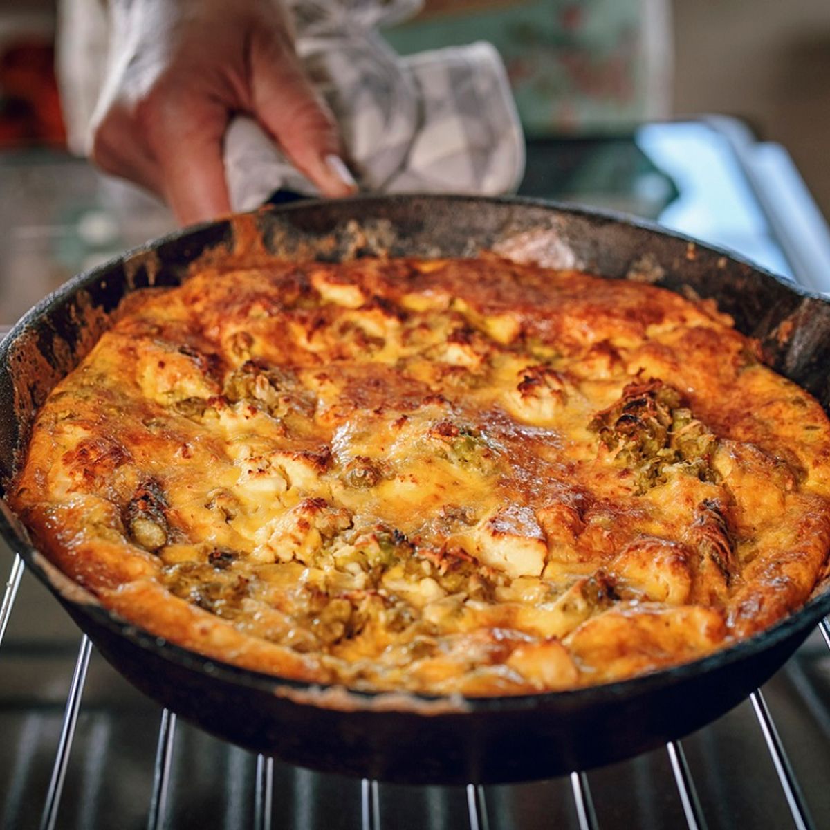 Omelete no forno é a opção para o seu jantar