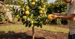 Uma árvore perfeita para o seu pátio que não racha o piso, proporciona sombra e dá frutos