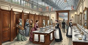 Em 1851, mais de 800 mil pessoas pagaram para experimentar banheiros públicos com descarga numa exposição em Londres