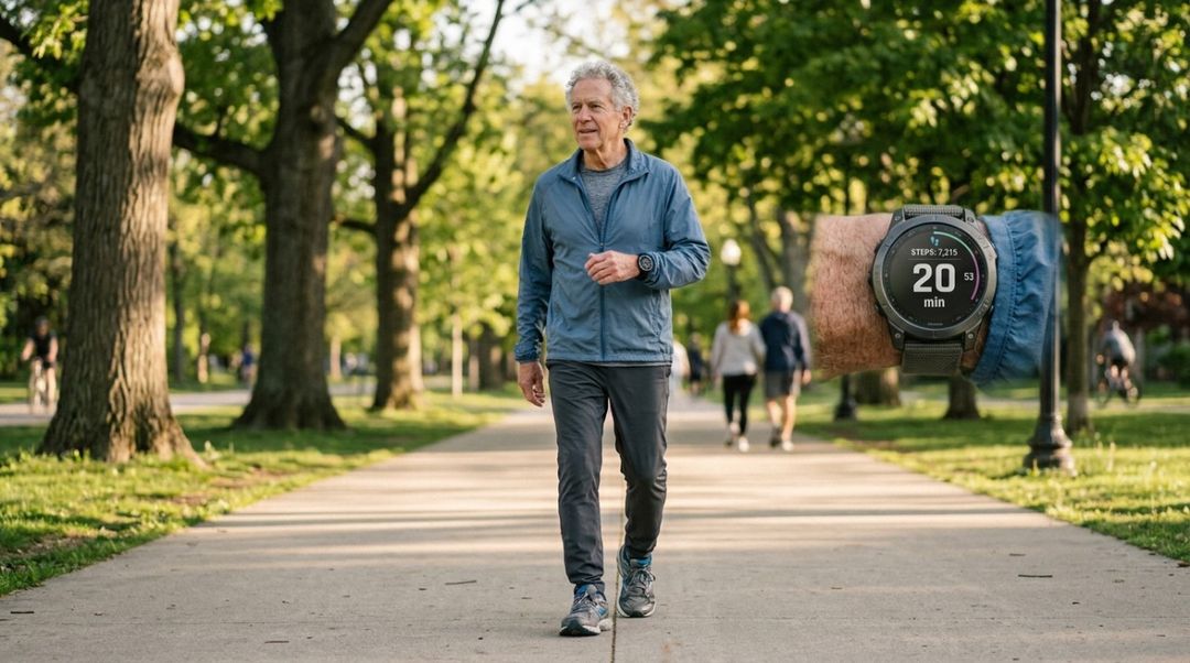 A caminhada é excelente para aumentar a atividade aeróbica, mas não oferece sozinha todo o estímulo necessário para preservar força muscular com o envelhecimento.