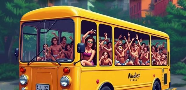 NÚ BUSÃO:  A Primeira Balada Nudista Sobre Rodas!