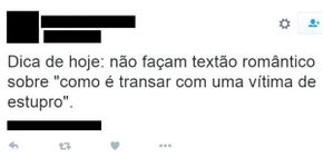 ‘Como foi transar com uma vítima de estupro’ repercute nas redes