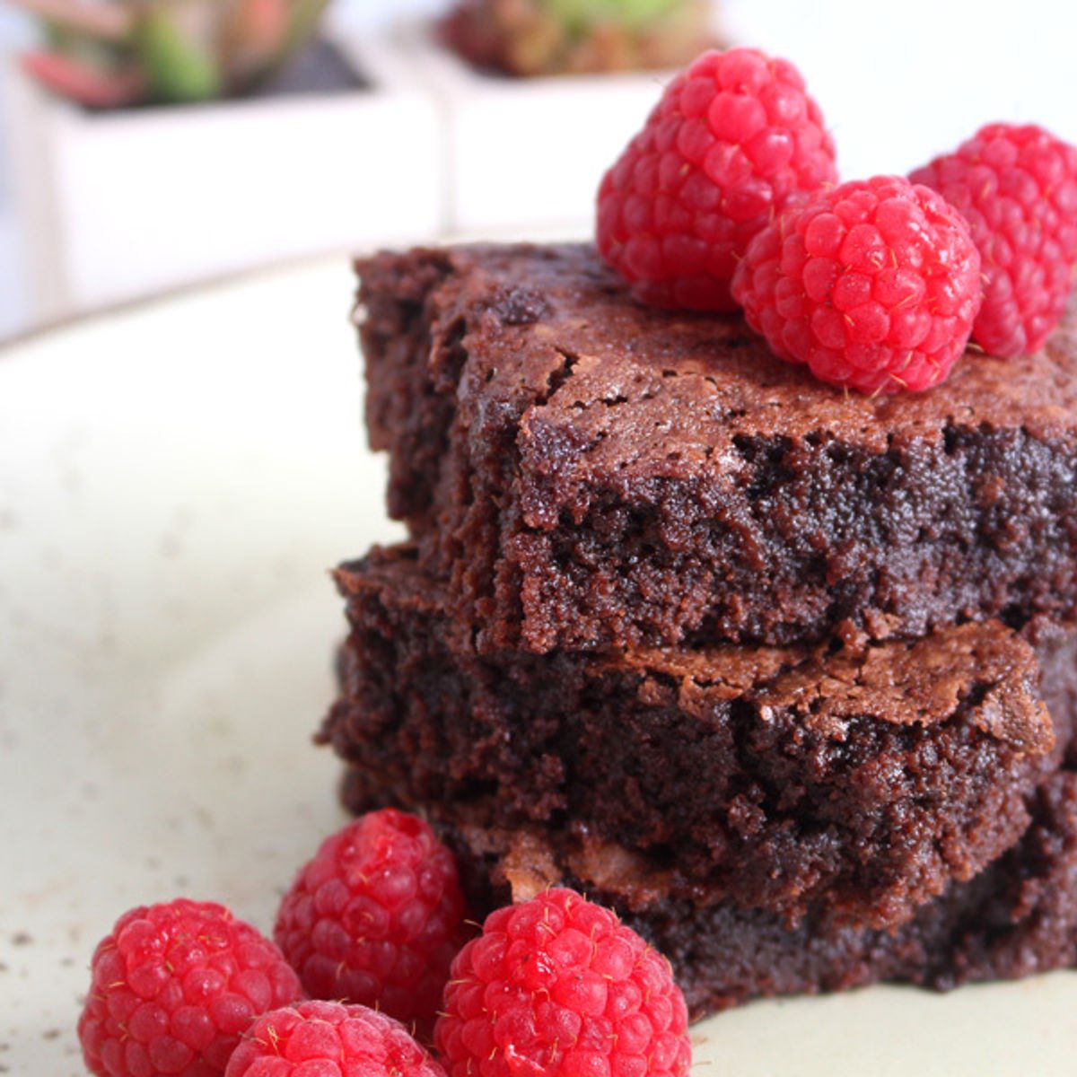 Brownie molhadinho com achocolatado