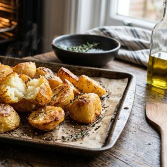 Featured mobile: Parei de fritar batata na panela depois que descobri esta receita barata e prática para toda a família: batata assada crocante no forno
