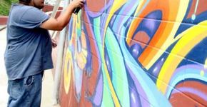 Skate Park Ponta Negra recebe projeto de graffiti
