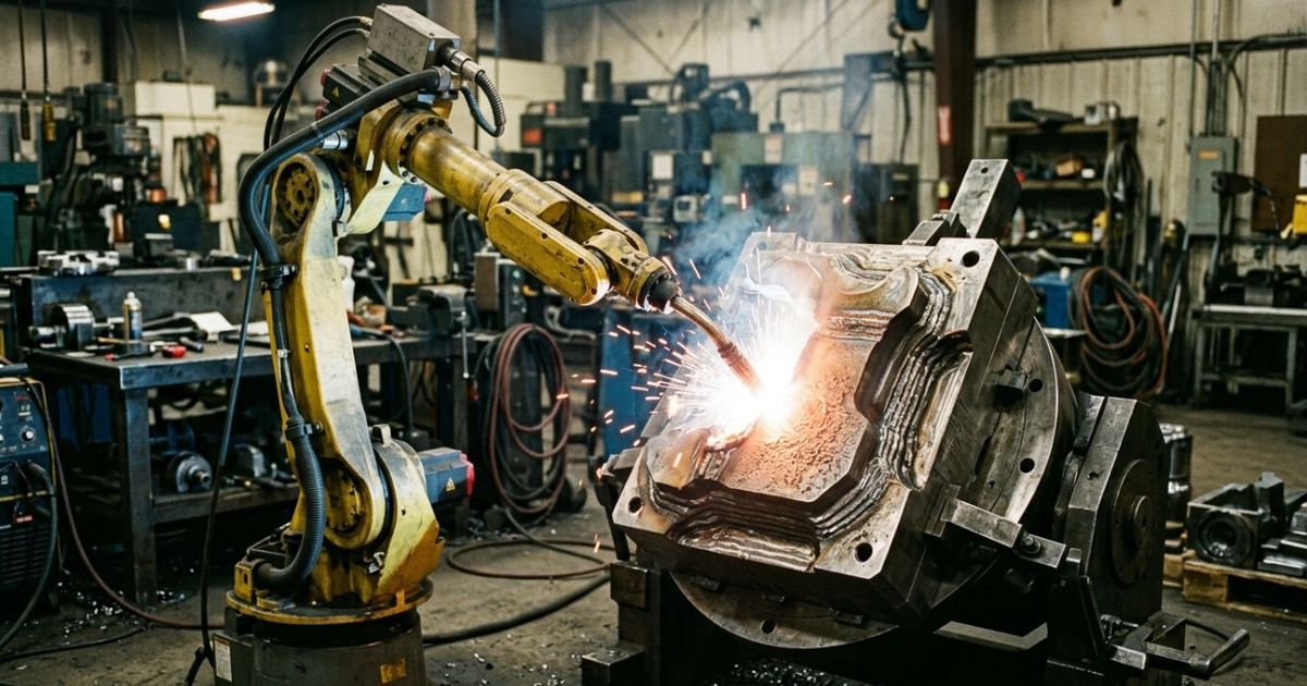 Cientistas levam 8 semanas para imprimir em 3D um molde de aço de quase 2 toneladas que a Boeing usará em projeto da NASA para acelerar a fabricação de aviões